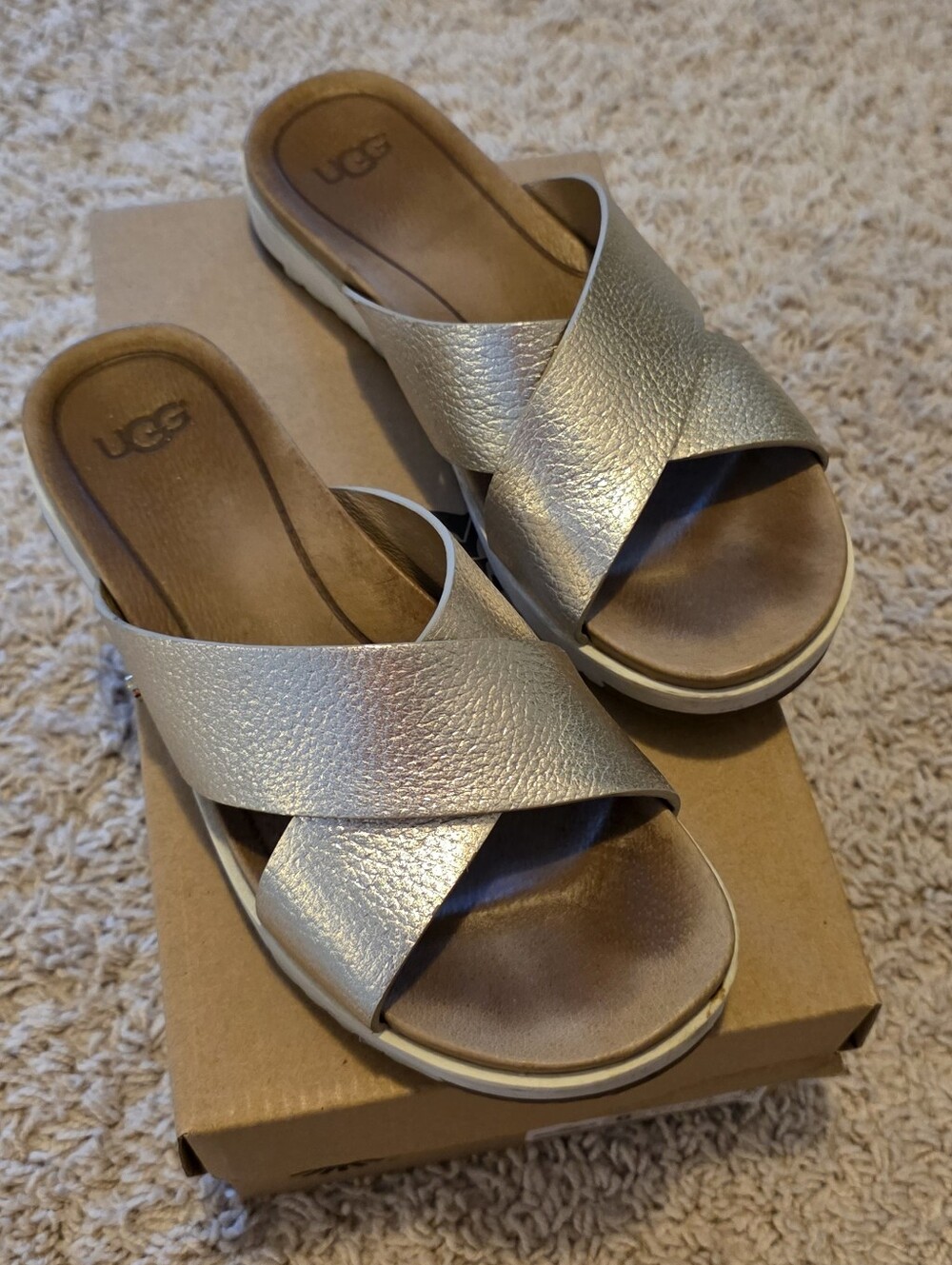 Ugg Kari Metallic Sandals